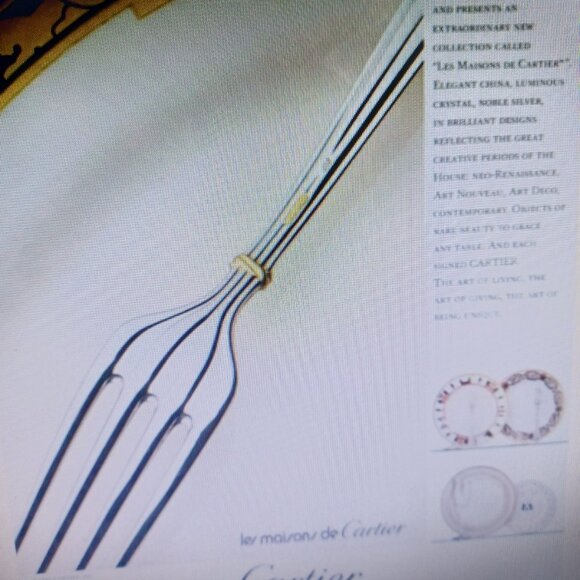 "Le Maisons de Cartier Collection" 5 piece flatware place setting - Picture 6 of 6
